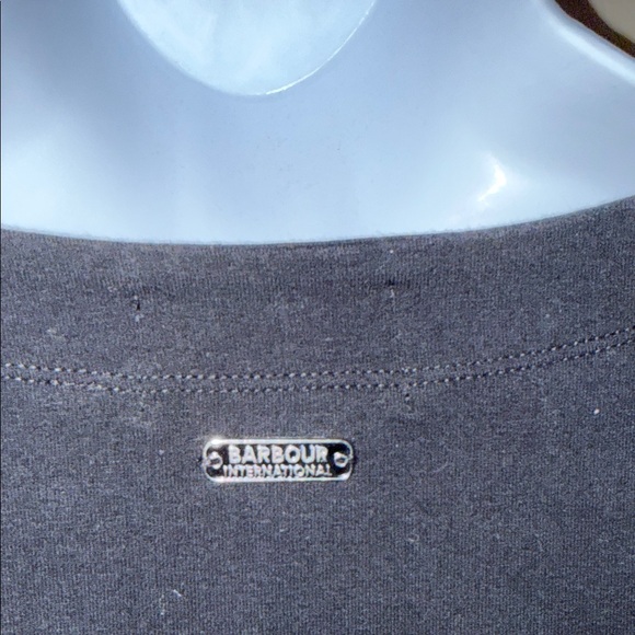 Barbour Black and White Striped Long Sleeve Nautical Top Women’s Size 4 - Picture 5 of 7